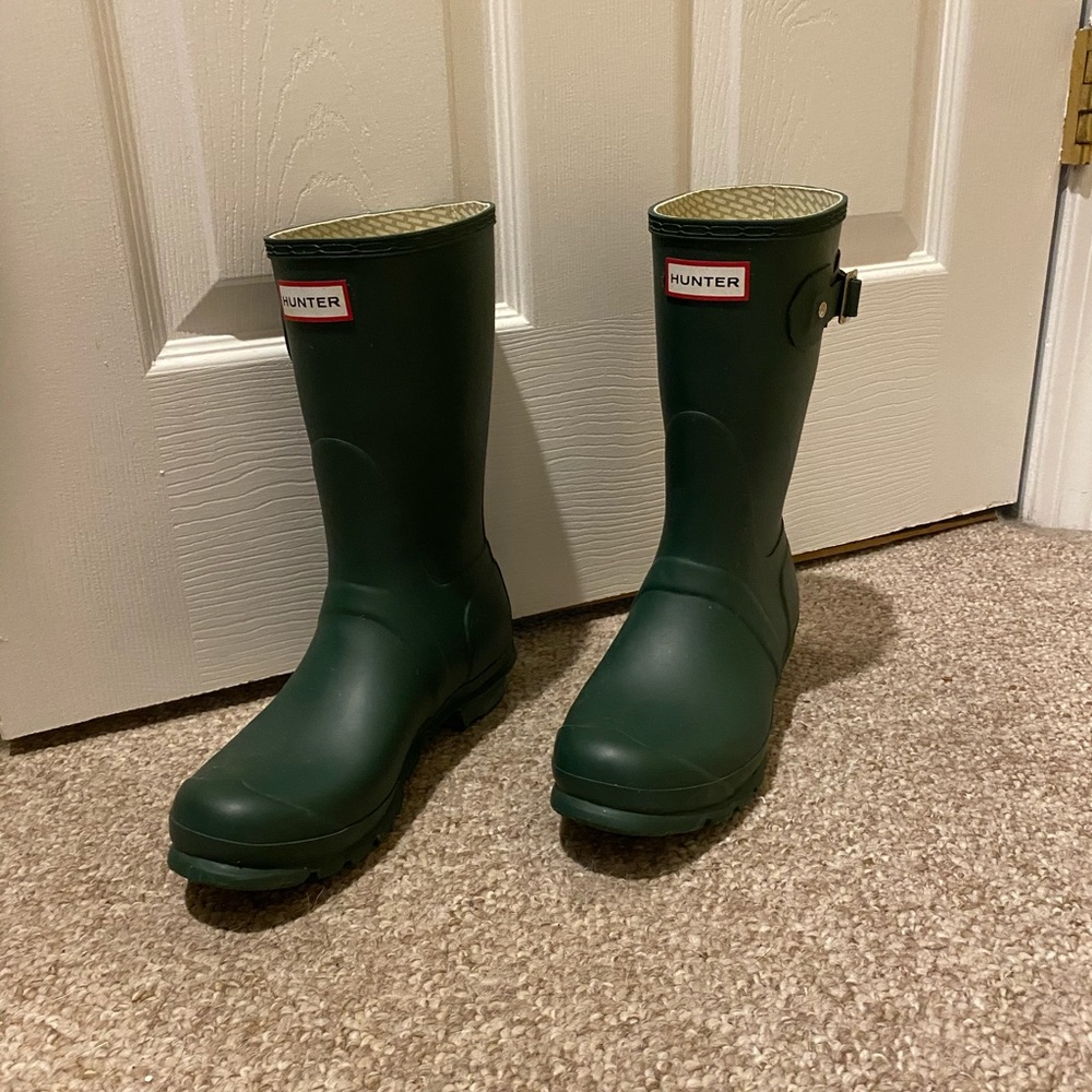 Hunter mid rise rain boot